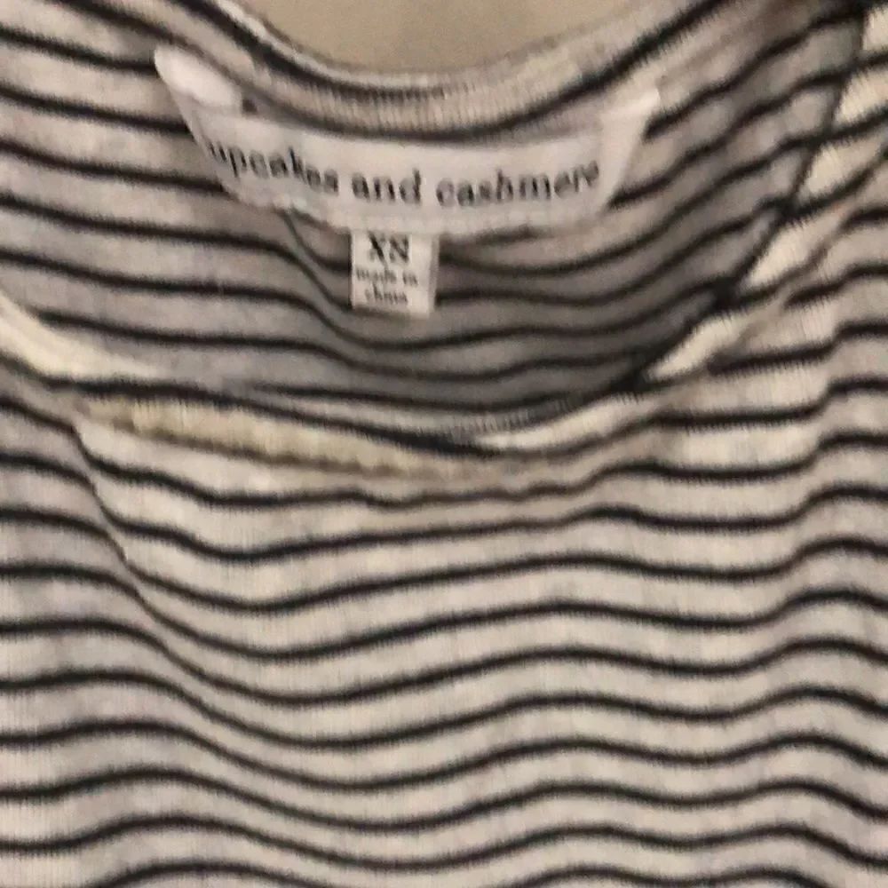 Cupcakes and Cashmere gray and black stripe dress - Picture 2 of 2